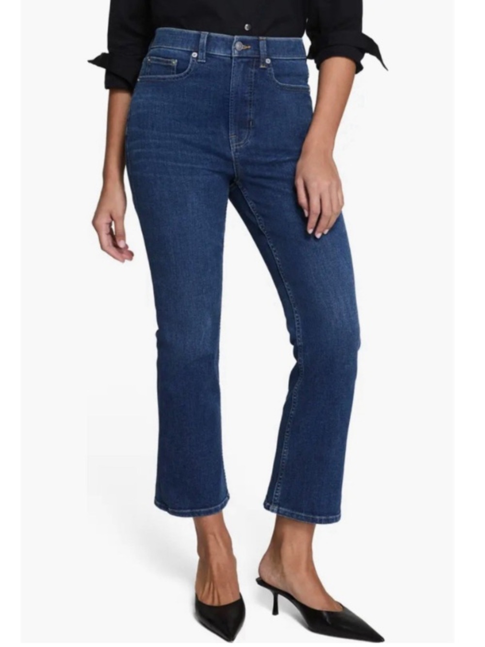 SPANX Lycra Fitsense Kick Flare Jeans Womens 4